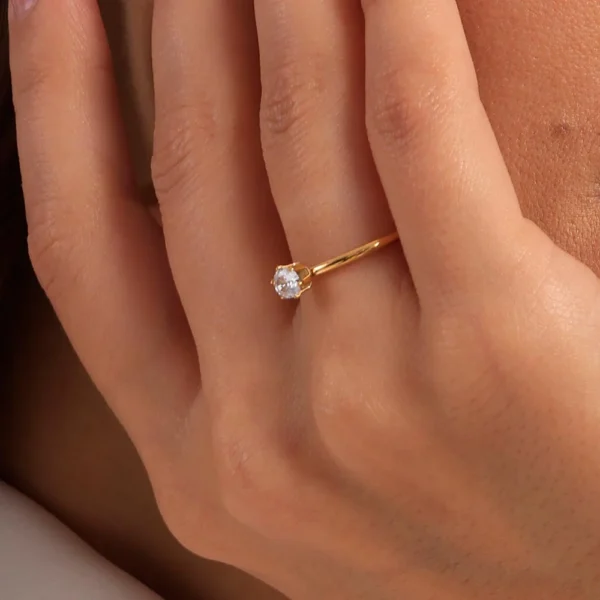 Sia Solitaire Ring - Image 2