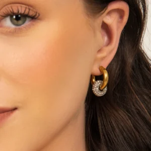 Jolie Two Toned Earrings