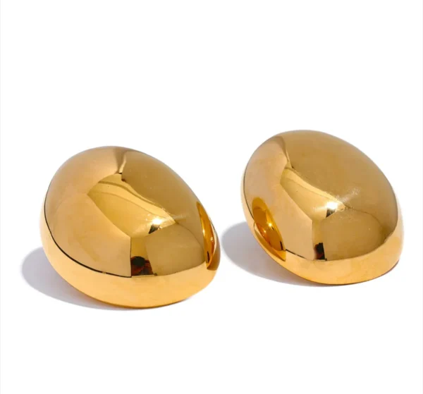 Zara Oval Studs - Image 5