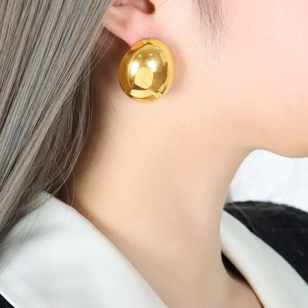 Zara Oval Studs - Image 2