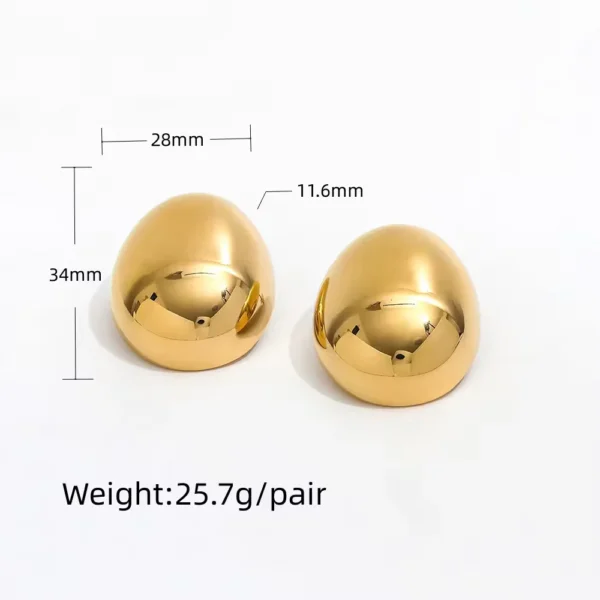 Zara Oval Studs - Image 6