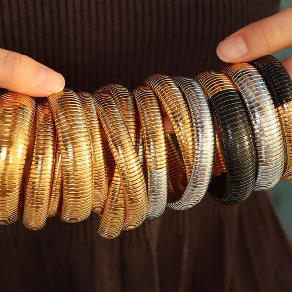 Cleo Triple Twister Bangle - Image 6