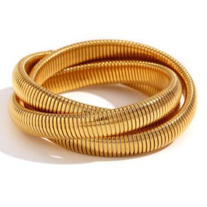 Cleo Triple Twister Bangle