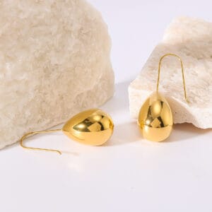 Halo Teardrop Earrings