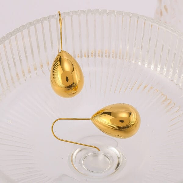 Halo Teardrop Earrings - Image 3