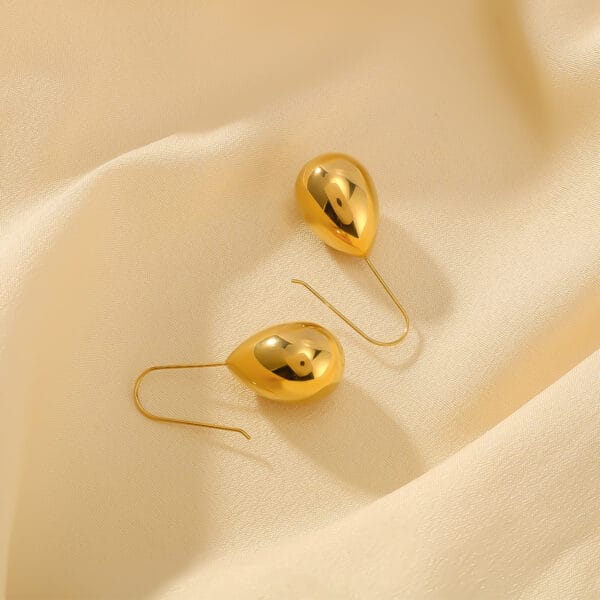 Halo Teardrop Earrings - Image 4
