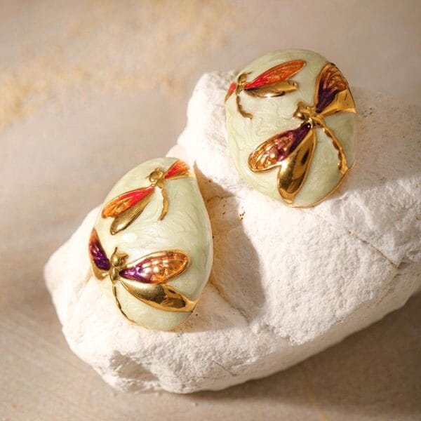 Dragonfly Enamel Studs - Image 4