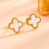 White clover studs