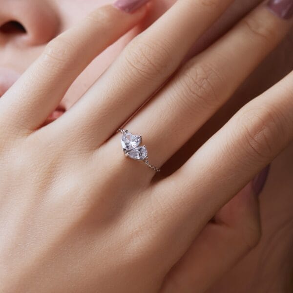 Toi et Moi Adjustable Ring - Image 3
