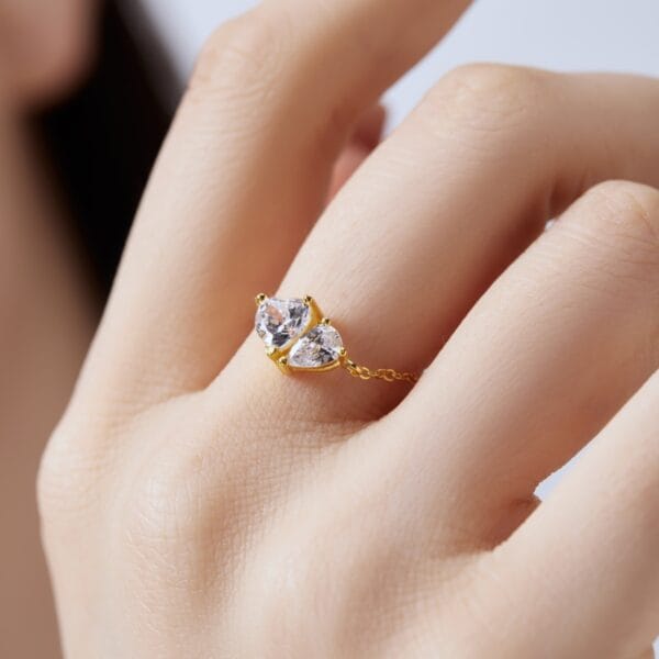Toi et Moi Adjustable Ring - Image 5