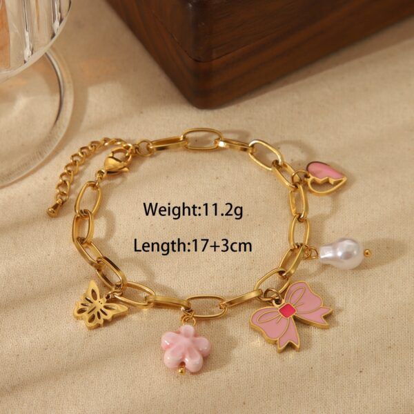 Bow charm bracelet - Image 2