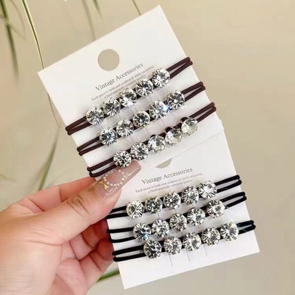 Rhinestone hair tie - Image 2