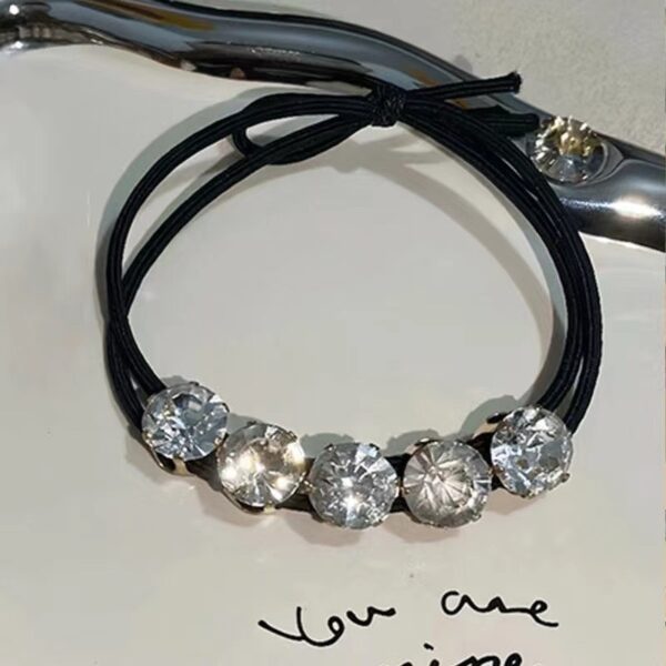 Rhinestone hair tie