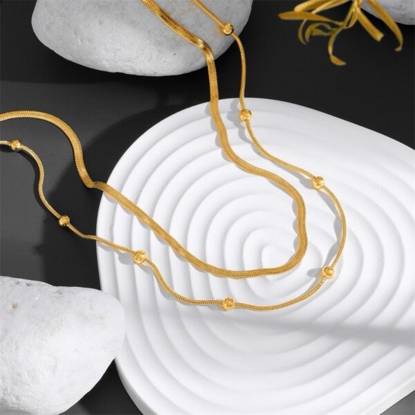 Kelly double layered necklace - Image 2
