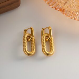 Thea textured hoops