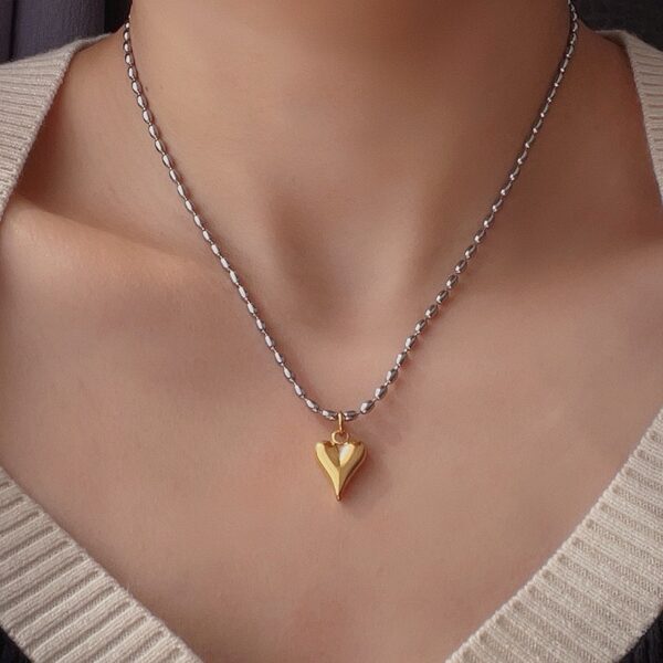 Love necklace dual tone - Image 2