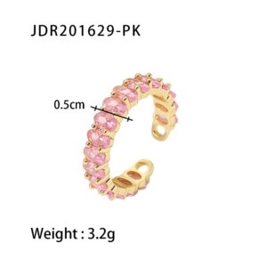 Olivia pink diamond ring